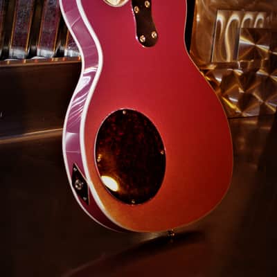 Mosrite Bluesbender 500 1972 Burgundy Mist Metallic. Rejuvenated. Rare. One of a kind. TV Jones pup image 5