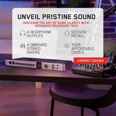 Discrete 8 Pro Synergy Core 26x32 Thunderbolt 3 Interface and USB 2.0 Audio Interface with Onboard Real-time Effects - Antelope Audio image 10