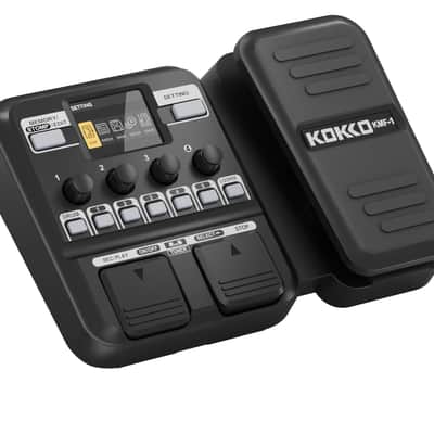 KOKKO KMF-1 Guitar Pedal, 77 Effects Guitar Multi Effects Pedal with 50 Preset, 42 Drum Rhythm, 18 Amp/Cab, Upgraded Color Screen, Aux In, Guitar Tuner Looper Expression Wah Volume Distortion Pedal (Price includes the import duty for US buyer) image 6