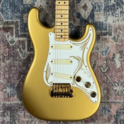 1984 Fender Elite Stratocaster Gold Vintage Made In USA Limited Edition Electric Guitar W/ Original Hardshell Case & Paperwork! image 7