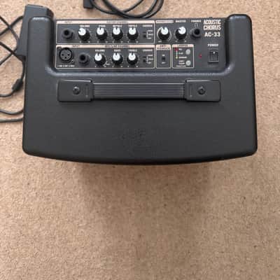 Roland AC-33 Acoustic Chorus 2-Channel 30-Watt 2x5" Acoustic Guitar Combo 2010 - Present - Black image 3