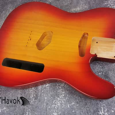 TL Body With Contours 3 Piece Alder, Sienna Burst, Custom T-Style Body, Vintage Guitar Part, Guitar DIY Building Kit, image 7