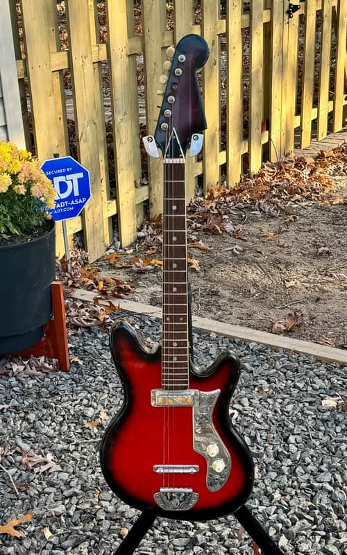 Tiesco Made in Japan vintage guitar 60s image 1