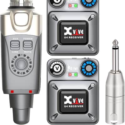 Xvive U4R2 Wireless in-Ear Monitor System with 2 Receivers image 5