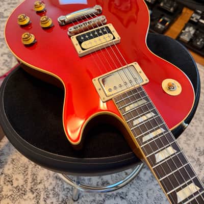 Gibson 1958 Custom Shop Standard Les Paul Wildwood Made 2 Measure  2019 - Candy Apple Red Gloss image 4