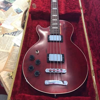 Stiehler Custom Les Paul Left-Handed Bass 2008 Red image 1