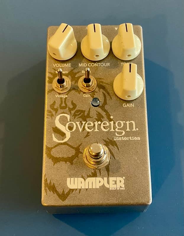 Wampler Sovereign Distortion Pedal - Silver Bild 1