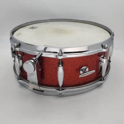 Used Vintage Gretsch Progressive Jazz Drum Set 1960s Tangerine - Very Good image 6