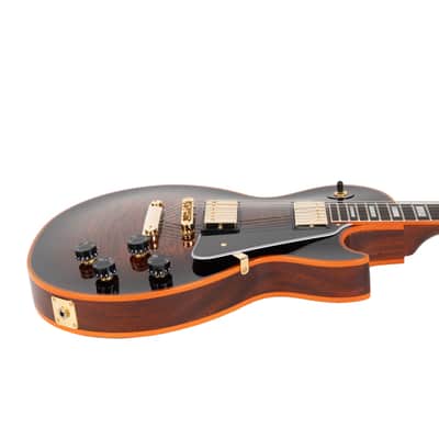 Gibson Custom Shop Les Paul Custom Figured - Orange Widow Burst image 5