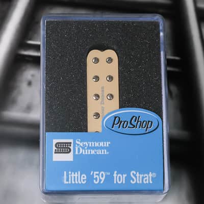 Seymour Duncan SL59-1 Little 59 Strat PAF Humbucker Bridge Pickup Cream image 1