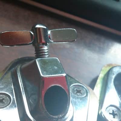 Pearl PAIR Bass Drum PARTS Spur Mount Bracket Legs TAMA Slingerland Style BACKING PLATE 90s image 8