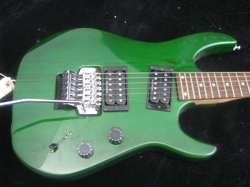 Hamer Slammer Floyd Rose 2000 Green | Reverb