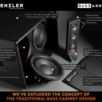 Genzler Amplification Bass Array 210-3 SLANT Cabinet image 5