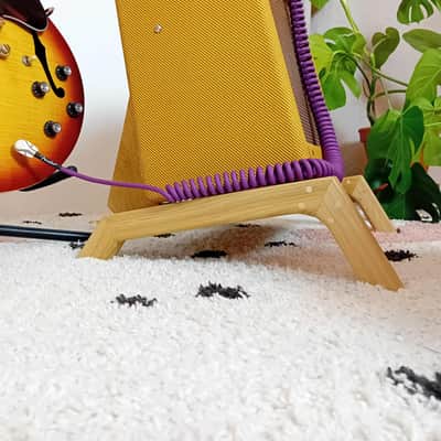 Lakefront Natural Amp Stand: Handmade Solid Wood Guitar Amplifier Stand 2025 - Clear hardwax oil image 6