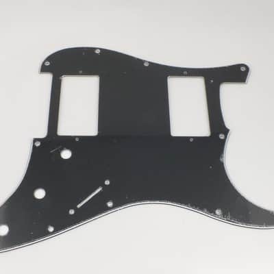 Stratocaster HH Scratch Plate Black BWB Pickguard to fit USA/Mex Fender Strat guitar