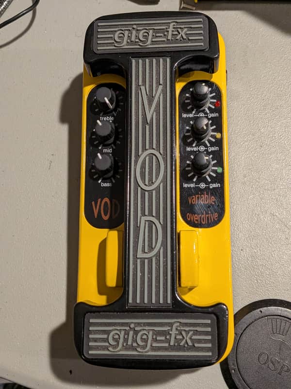 Gig-FX VOD Variable Overdrive/Distortion 2010s - Yellow image 1