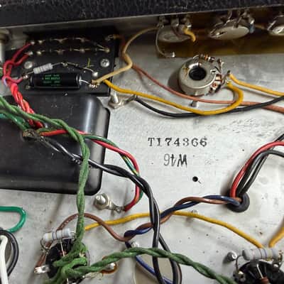 Fender Bandmaster 40-Watt 2-Channel Guitar Amp Head 1966 - Black Panel image 13