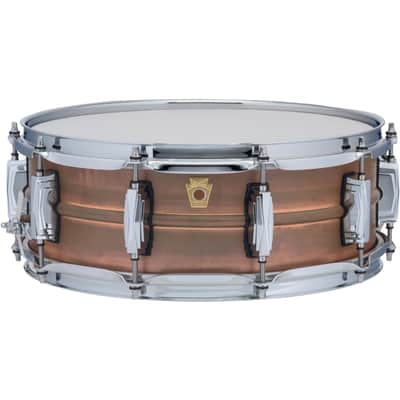 Ludwig LC661 Copperphonic 14x5" Snare Drum w/ Raw Patina Finish image 1