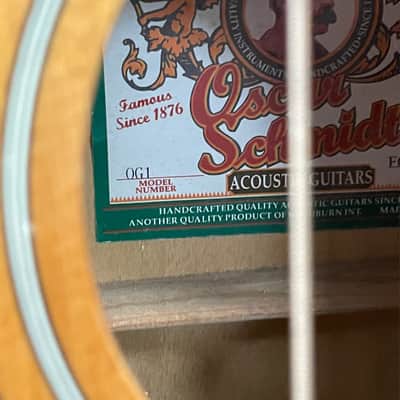Oscar Schmidt DG1 Acoustic Guitar 3/4 Size image 8