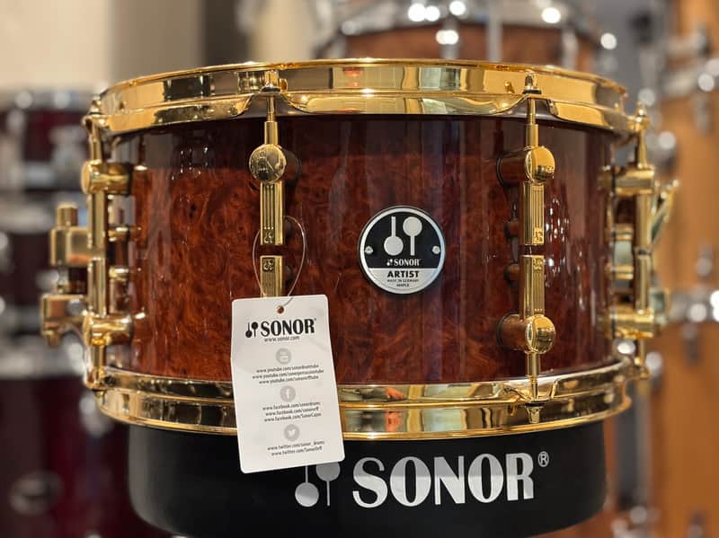 Sonor Artist Series 13"X7" Amboina Maple Snare Drum