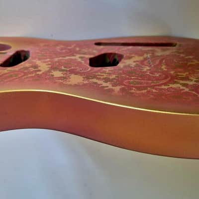 Paisley Tele Body, Aged, Nitro , Alder image 7