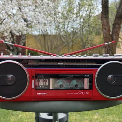 SHARP QT-7DX(R) Rare Vintage Cassette Boombox Getto blaster Serviced Warranty image 10