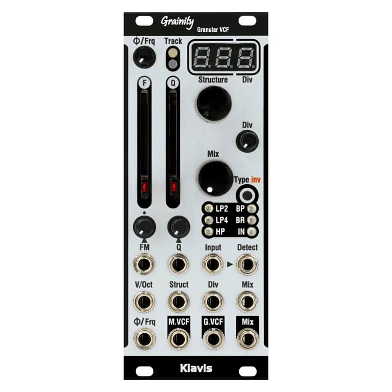 Klavis Grainity Eurorack Granular Filter Module (Silver) image 1