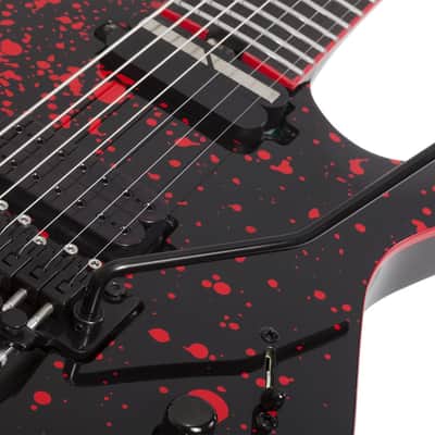 Schecter Sullivan King Banshee-7 FR-S Electric Guitar. Obsidian Blood image 3