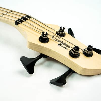 Swisher Rumble Handcrafted 4 String Bass 2024 - Indigo image 7