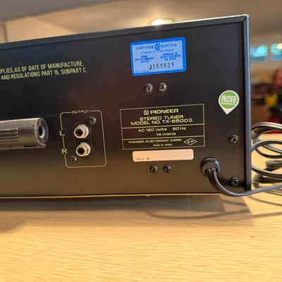 Vintage Pioneer Stereo Tuner TX-6500 II FRESH Service Beauty Very Rare Works🎶🔥 image 12