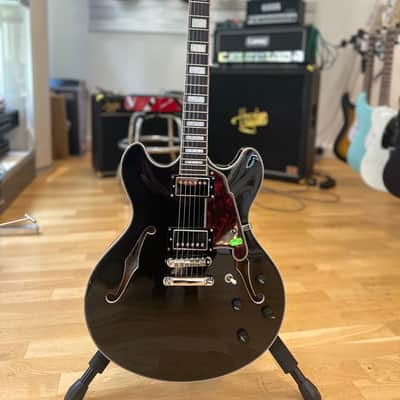 ESP Edwards E-SA-138 LTC Satin Black Semi-Hollow Japan Gibson ES