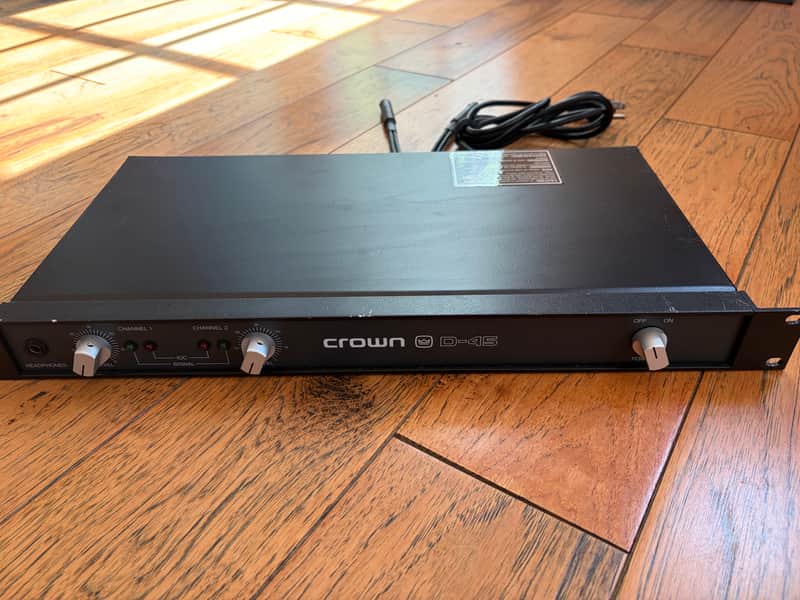 Crown D-45 2-Channel Power Amplifier image 1