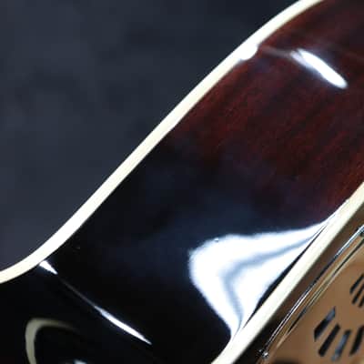 Recording King RR-36-VS Maxwell Roundneck Resonator Gloss Sunburst Guitar image 13