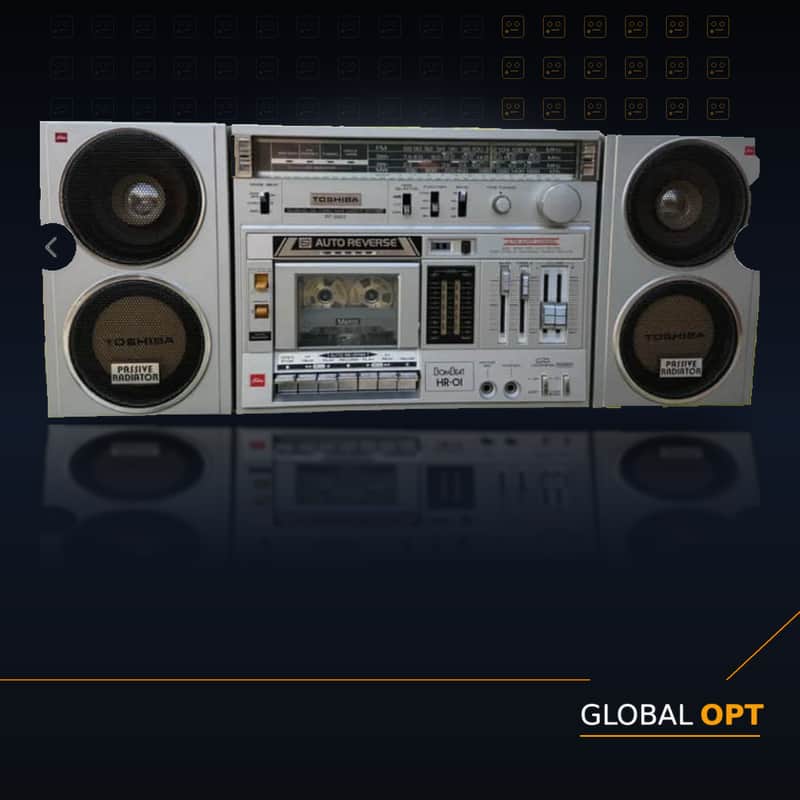 TOSHIBA RT-S953 Rare Vintage Cassette Deck Boombox Warranty Japan image 1