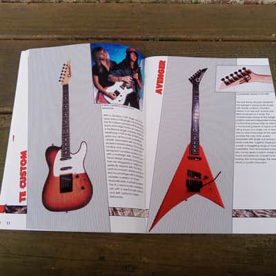 Vintage 1990 - 1991 Charvel, Charvette, Jackson Full Color Catalog! Rare, Original Case Candy, Paperwork! image 6