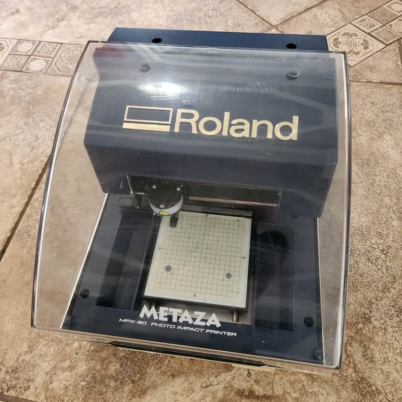 Roland MPX-80 IMPACT METAL ENGRAVER. 2005 - Blue image 1