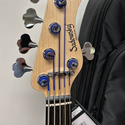 Sadowsky MetroLine 21-Fret Vintage Fretless J/J 5-String Bass Swamp Ash Body - Almond Sunburst Transparent Satin image 3