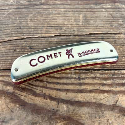 Hohner Comet 40 Octave Harmonica - Key of C 2010s - Silver image 4