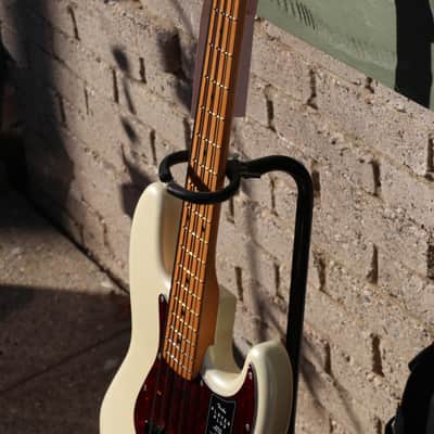 New Fender Player Plus Jazz Bass with New Fender Gig Bag Olympic Pearl White image 7