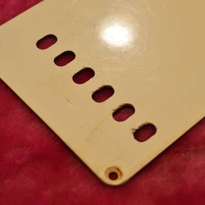 Vintage 1960's Fender Stratocaster Backplate Tremolo Cover Pre-CBS Strat 1950's image 2