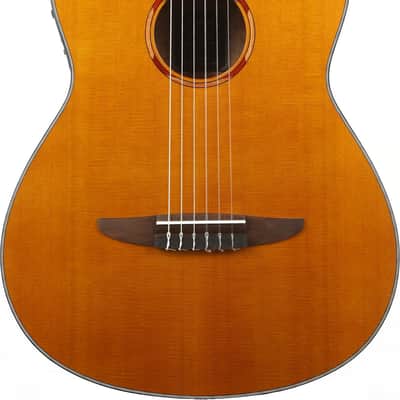 Yamaha NCX1C Acoustic-Electric Classical Guitar, Solid Cedar Top image 1