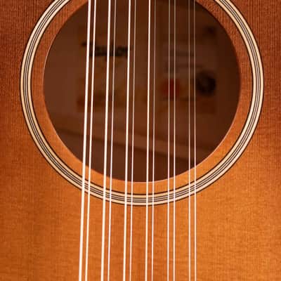 Taylor Builder's Edition 652ce 12-String Grand Concert Acoustic/Electric Guitar - Wild Honey Burst with Hardshell Case image 12