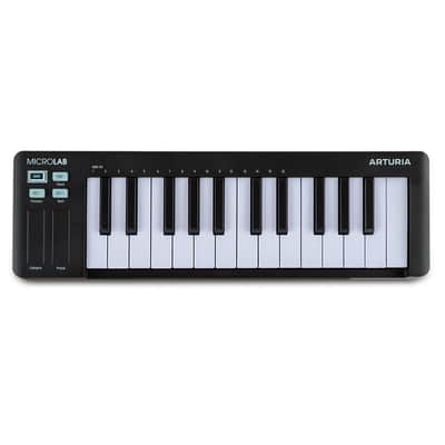 Arturia MicroLab Mk3 MIDI Controller Keyboard (Black)
