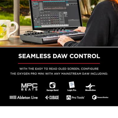 M-Audio Oxygen Pro Mini Powerful, 32-Mini-key USB MIDI Controller with Smart Controls and Auto-mapping image 10