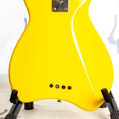 Daion Savage Yellow Electric Bass w/ Original Daion Branded Hardshell Case image 8