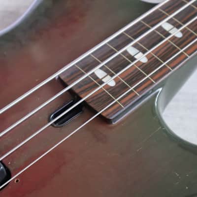 1985 Yamaha Japan BB3000 Neckthrough Fretless Broad Bass (Wine Red) image 7