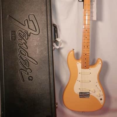 Fender Made in U.S.A. Bullet S-3 Maple Fretboard Butterscotch electric guitar with case used vintage 1981 image 3