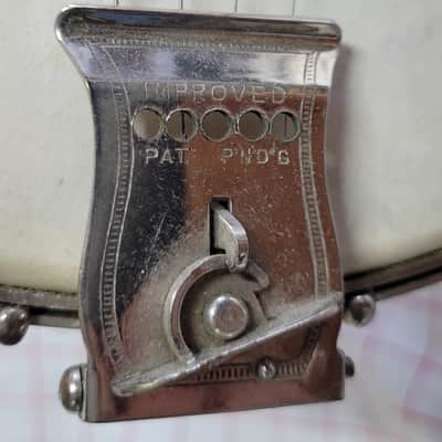 1920's? Triple X Super 17 fret Tenor Banjo, HC William L Lange image 5