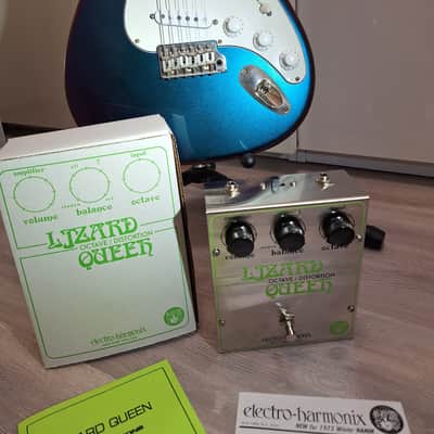 Electro-Harmonix / JHS "Big Box" Lizard Queen Octave Fuzz 2023 - Silver / Green image 7