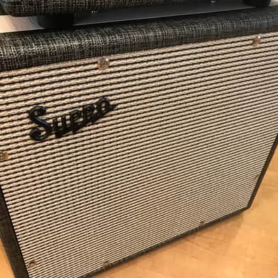 Supro 1605RH Reverb Special Head and 1790 Black Magick Extension Cabinet Stack image 4